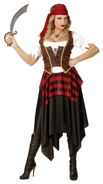 Piraat bruid Mariella dames kostuum