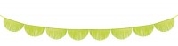 Anteprima: Fransengirlande Norma verde mela 3m x 32cm