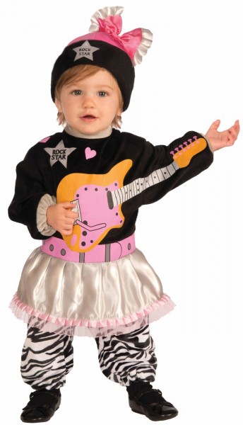 Disfraz infantil de Mini Rockstar Girl