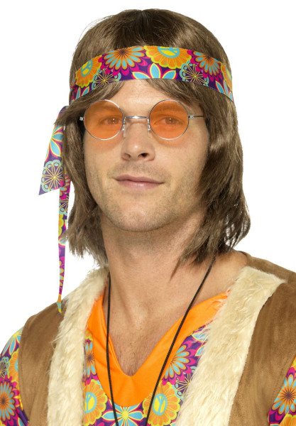 Iconic hippie glasses orange