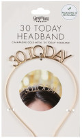 Preview: Elegant 30th birthday headband