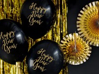 6 Happy New Year Latex Balloons 30cm