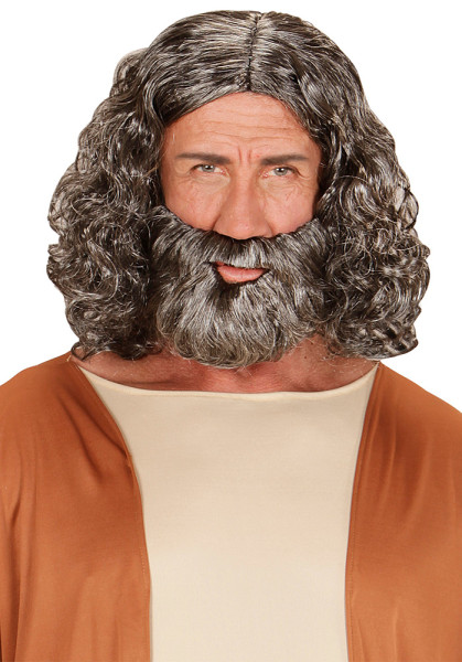 Antica parrucca di Mosius con barba