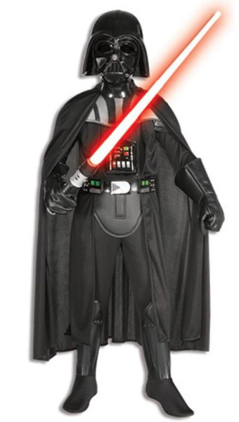 Mörk Darth Vader barndräkt