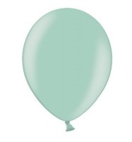 Vorschau: 20 Partystar metallic Ballons mint 23cm