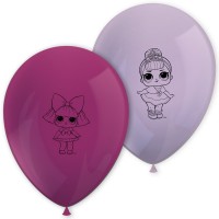 8 LOL Glamour Girls Luftballons 30cm
