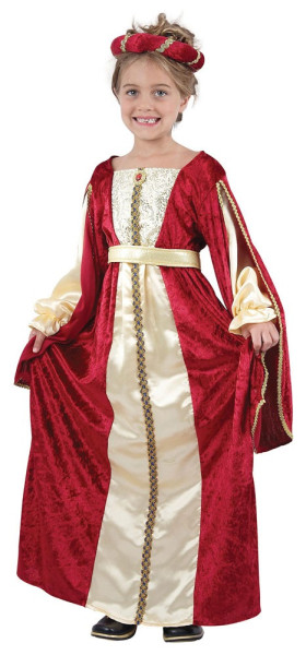 Costume medievale da principessa Dialya per bambini