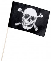 Drapeau pirate tête de mort 30 x 45 cm