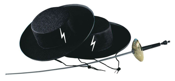 Bandit hat made of felt