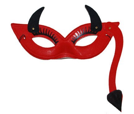 Cheeky ladies devil mask