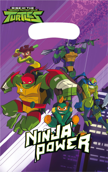 8 torebek Ninja Turtles Adventures