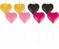 8 Lille kærligheds hjerte kage stearinlys