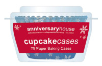 Preview: 75 snowflake muffin cups