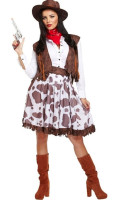 Anteprima: Costume di Howdy Cowgirl Lucille per donna
