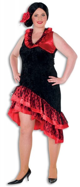Flamenco plus size dress