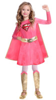 Pink Supergirl Kostüm für Mädchen