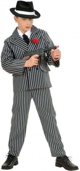 Mafia gangster costume for children