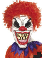 Zähnefletschende Clown Maske