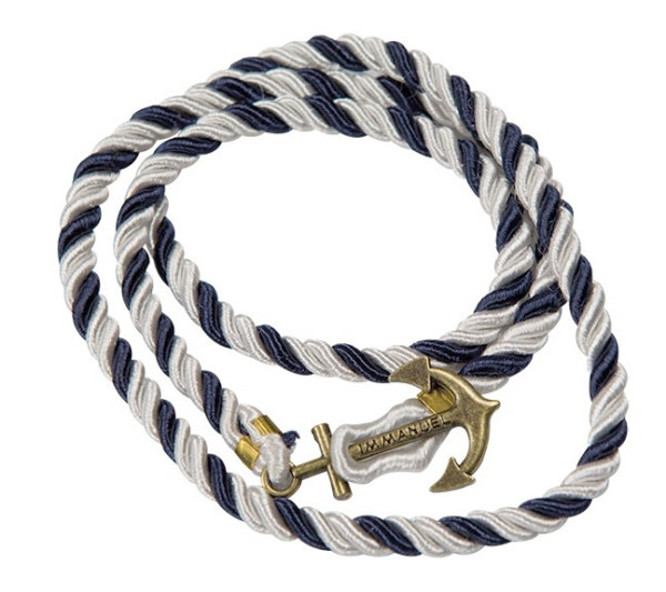Anchor rope bracelet for sailors