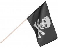 Bandiera teschio pirata 30 x 45 cm