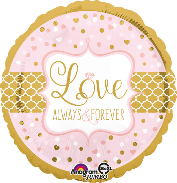 Love always and forever Ballon 71cm