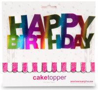 Vorschau: Happy Rainbow Birthday Tortendeko