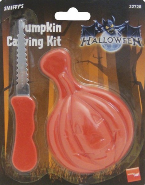 Carving set for Halloween pumpkins