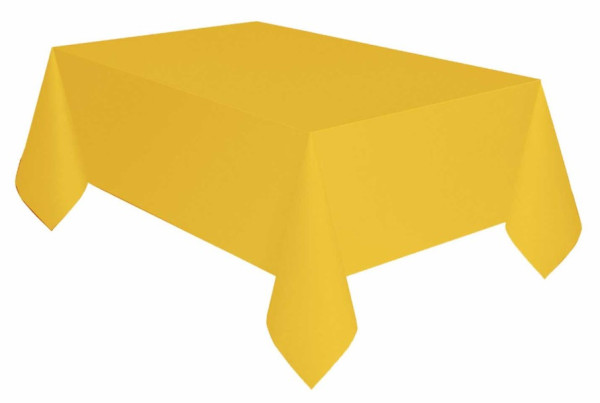 Sunny yellow tablecloth 2.74m
