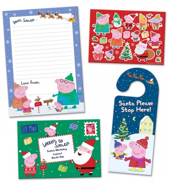 Peppa Pig Christmas Letters Set 2