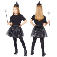 Aperçu: Ensemble de costumes de sorcière scintillants pour filles