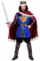 Vista previa: Disfraz de rey Eduardo para hombre Deluxe