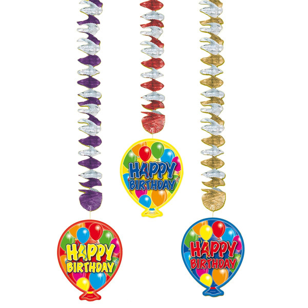 Compleanno di palloncini con gancio a vortice