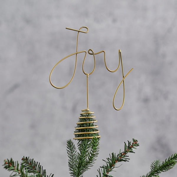 Christmas Joy Treetop 21cm