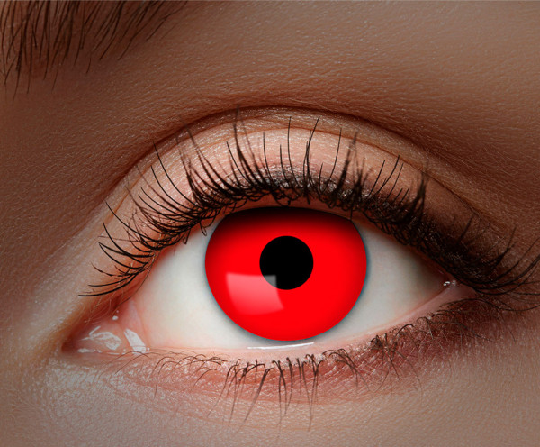 UV Flash Rot Monats-Kontaktlinse