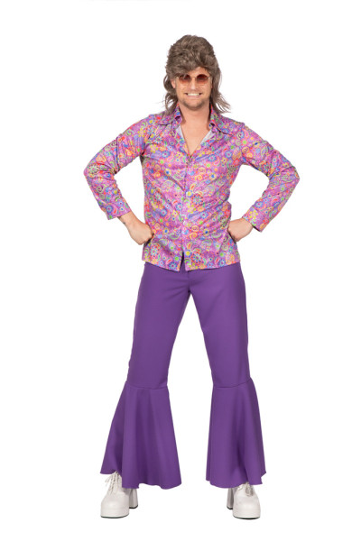 Camicia hippie anni '70 Rusty per uomo
