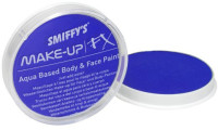 Make-up face and body royal blue