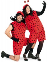 Preview: Ladybug plush overall for adults