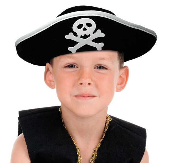Mini cappello da pirata per bambini