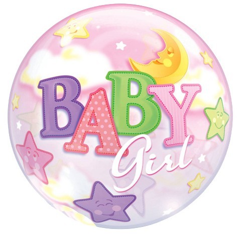 Orbz Folienballon Baby Girl