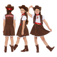 Voorvertoning: Cowboykostuum voor meisjes uit het Wilde Westen