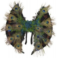 Vista previa: Ave del paraíso alas de ojo de pavo real