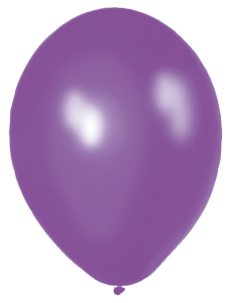 10 ballonger klassisk lila 30cm