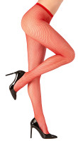 Halloween fishnet tights seductive fine red