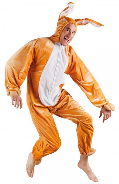 Pluszowy kostium królika w kolorze jasnobrązowym 2