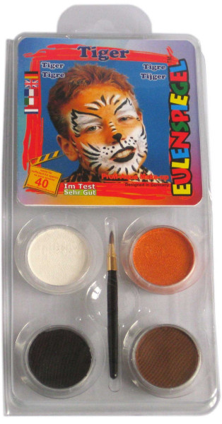 Tiger make-up sæt deluxe