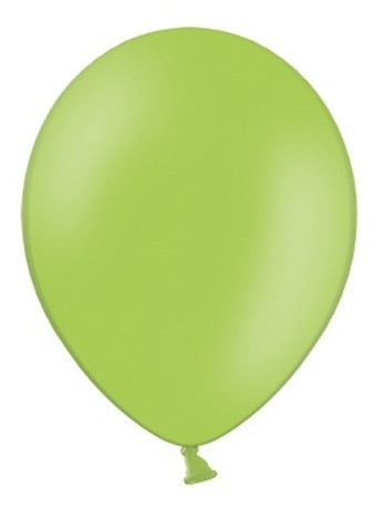100 ballons étoiles vert pomme 23cm