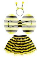 Vista previa: Conjunto de disfraz de abeja para niña.