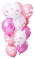 Det er en pige 12 latexballoner lyserøde