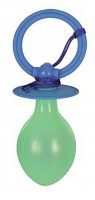 Blue baby pacifier