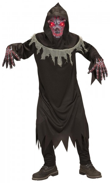 Demonic scary ghost costume for children